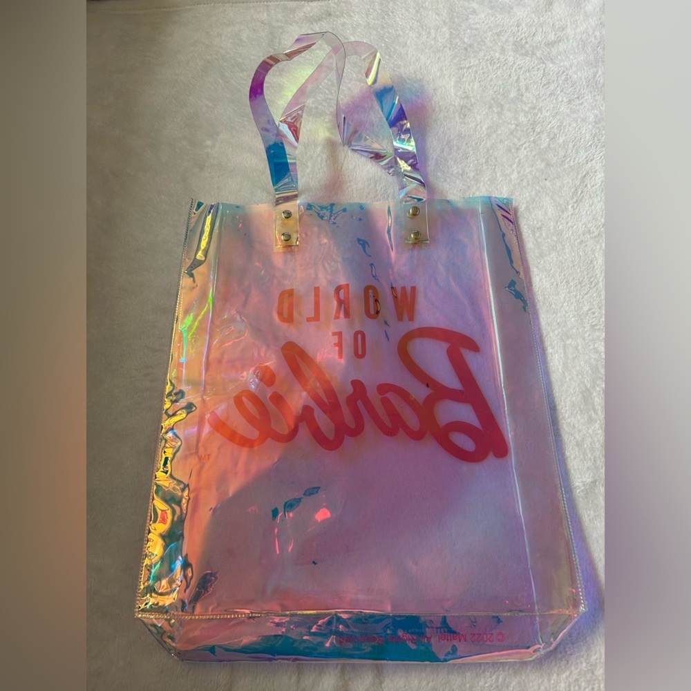 World of Barbie Plastic Tote - Picture 2 of 4